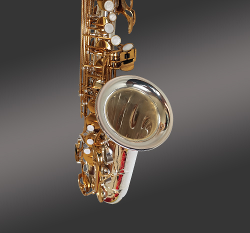 银身金键中音萨克斯 银身金键中音萨克斯